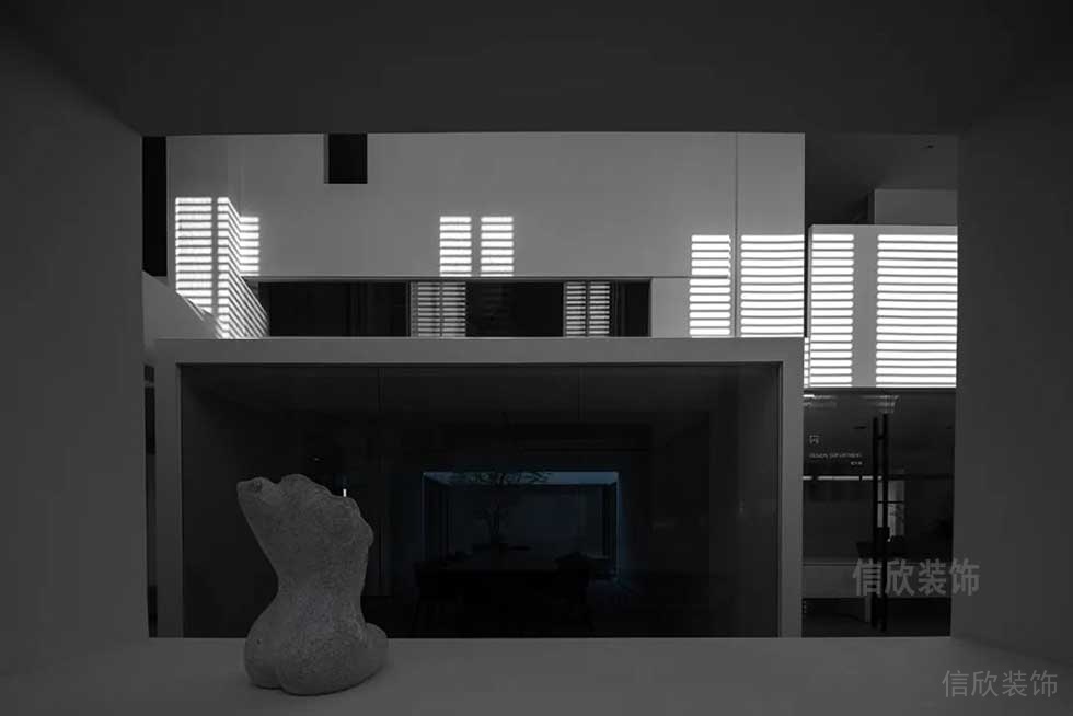 現(xiàn)代簡約風格公司辦公區(qū)藝術雕塑效果圖