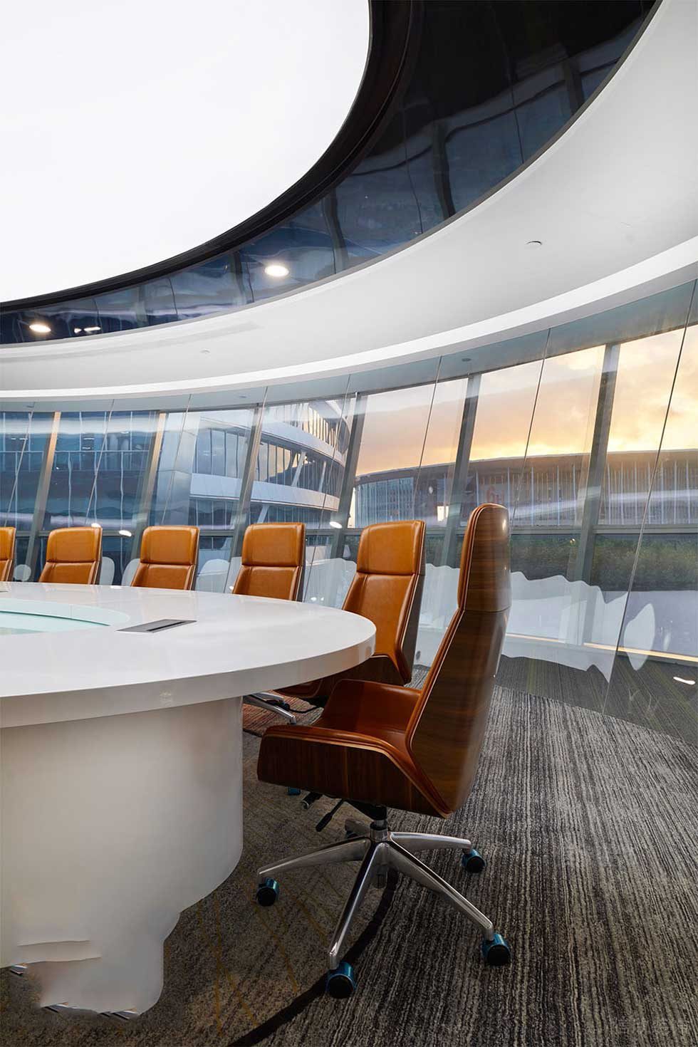 現(xiàn)代簡約風格公司空間商務會議室效果圖