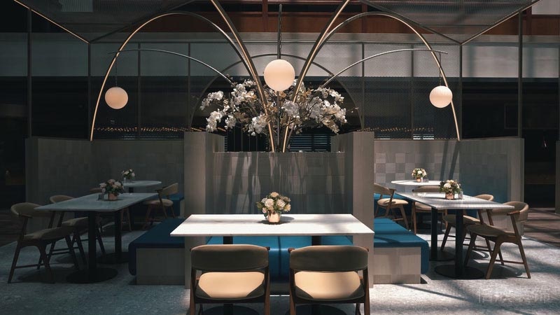 深圳南頭餐飲裝修設(shè)計公司案例用餐區(qū)