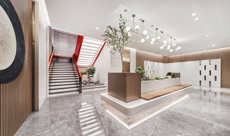 深圳科技園餐飲裝修設(shè)計(jì)案例 大廳