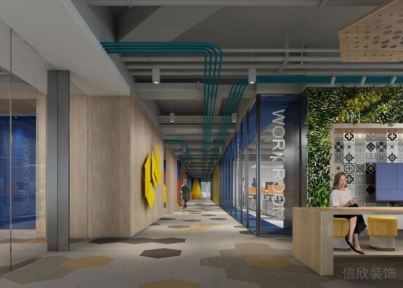 深圳龍崗共享辦公室裝修圖 深圳龍崗共享辦公室裝修圖