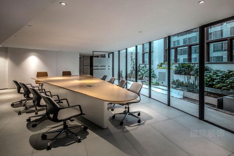 福田辦公室小會議室設(shè)計效果圖