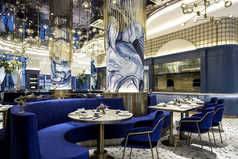 深圳羅湖餐飲茶餐廳裝修設計案例 用餐區 深圳羅湖餐飲茶餐廳裝修設計案例 用餐區