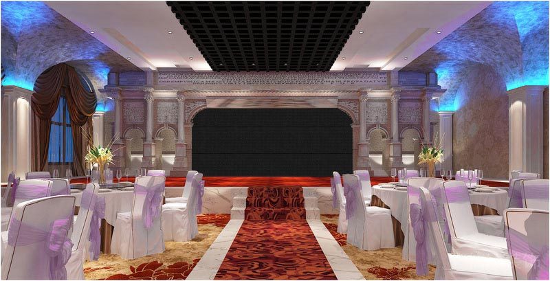 深圳寶安中式風格餐飲店裝修圖婚宴廳舞臺效果圖 深圳寶安中式風格餐飲店裝修圖婚宴廳舞臺效果圖