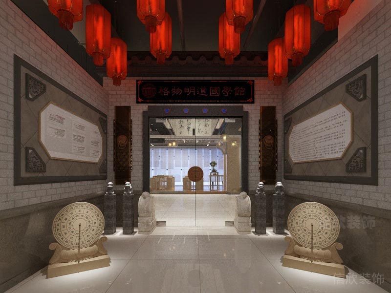 寶安辦公室裝修過(guò)道實(shí)景圖