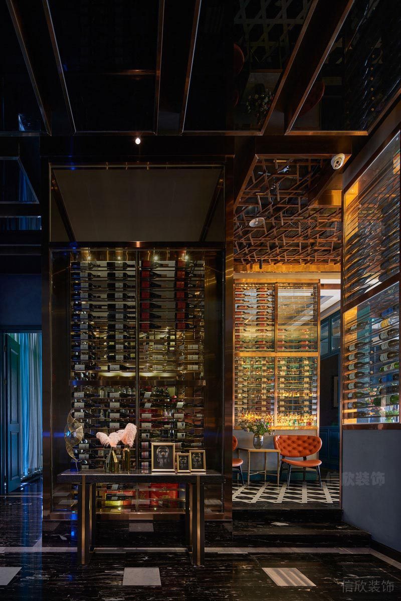 深圳市南山區中式餐廳酒瓶裝飾墻 深圳市南山區中式餐廳酒瓶裝飾墻