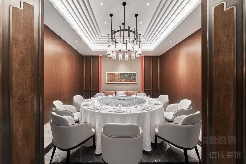 深圳科技園餐飲裝修設(shè)計案例 獨立就餐區(qū)