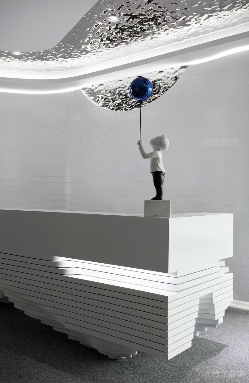 造型多變的世界金融中心公司辦公室裝修設計