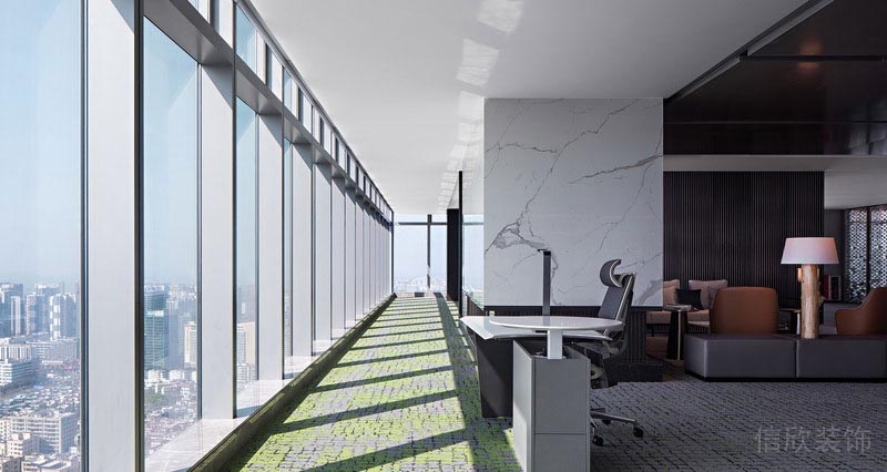 深圳市輕奢風(fēng)辦公室會客室