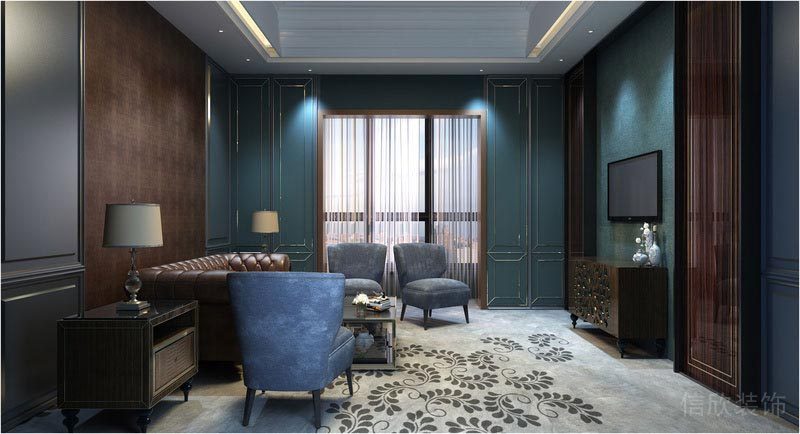 深圳寶安中式風格餐飲店裝修圖套房效果圖 深圳寶安中式風格餐飲店裝修圖套房效果圖