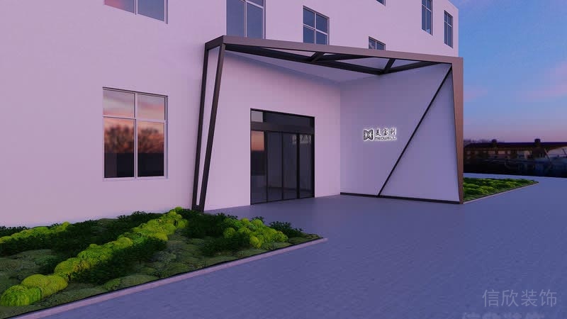 深圳龍華工業(yè)風(fēng)辦公室裝修門面設(shè)計(jì)