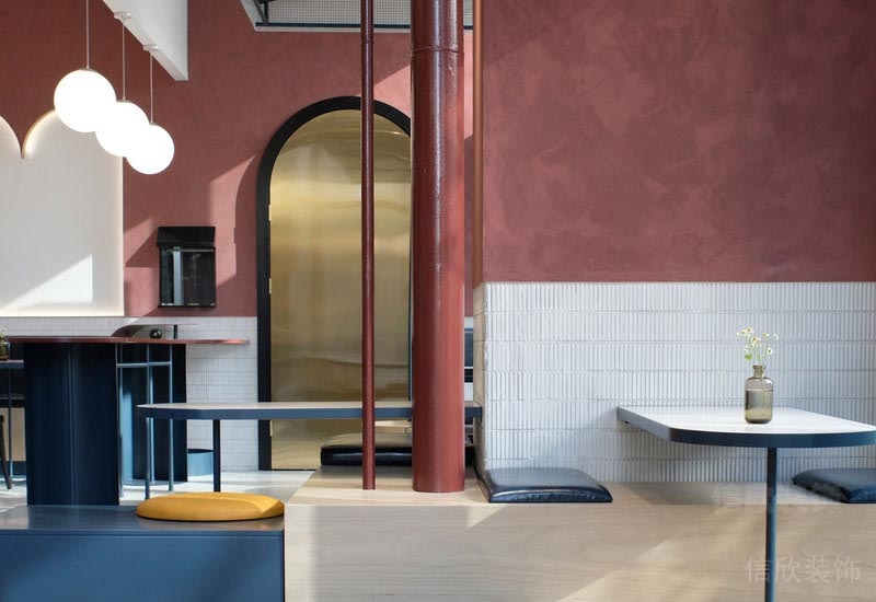 南山餐廳裝修設(shè)計效果圖墻裙材料