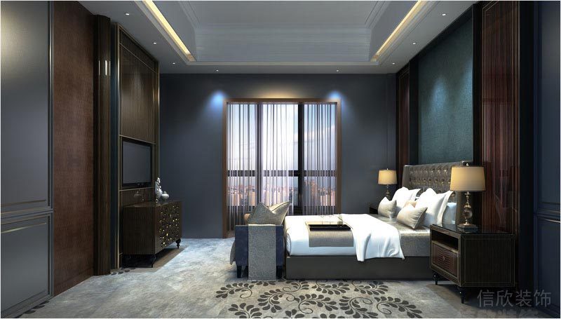 深圳寶安中式風格餐飲店裝修圖套房臥室區(qū)效果圖 深圳寶安中式風格餐飲店裝修圖套房臥室區(qū)效果圖