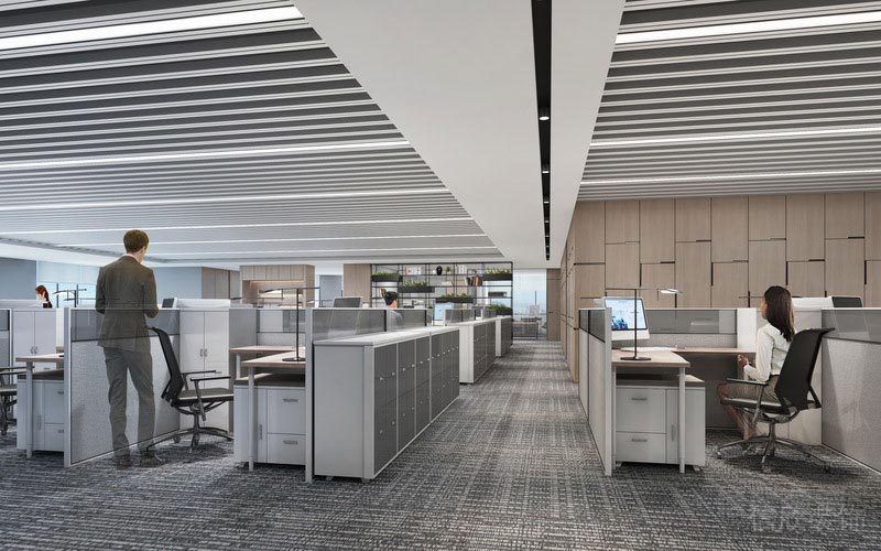 深圳龍崗辦公室裝修設計辦公區(qū)效果圖 深圳龍崗辦公室裝修設計辦公區(qū)效果圖