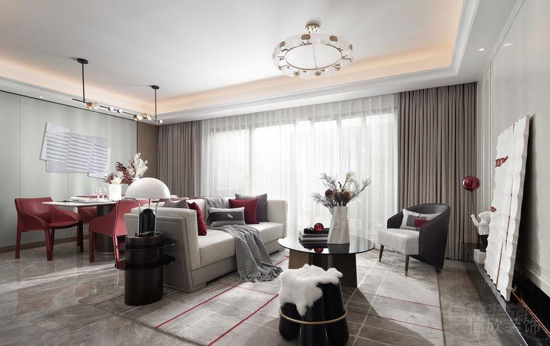 深圳寶安新房裝修客廳設(shè)計圖