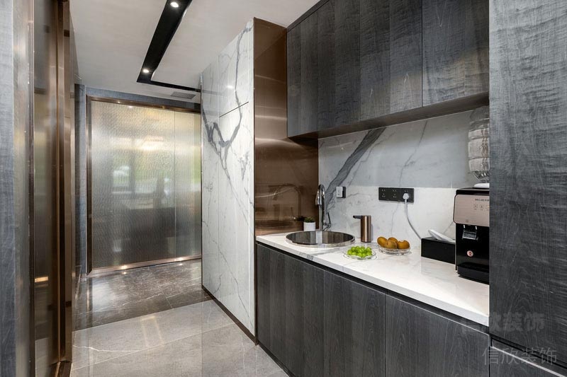 深圳鹽田辦公室茶水區(qū)設計