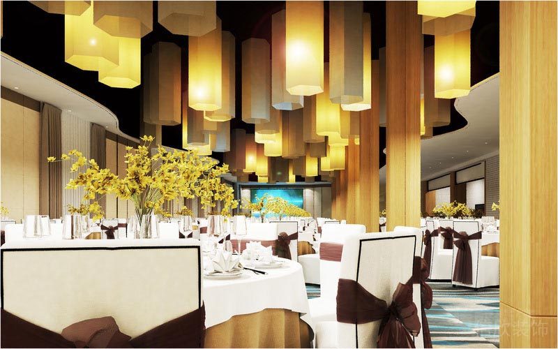 深圳寶安中式風格餐飲店裝修圖婚宴廳效果圖 深圳寶安中式風格餐飲店裝修圖婚宴廳效果圖