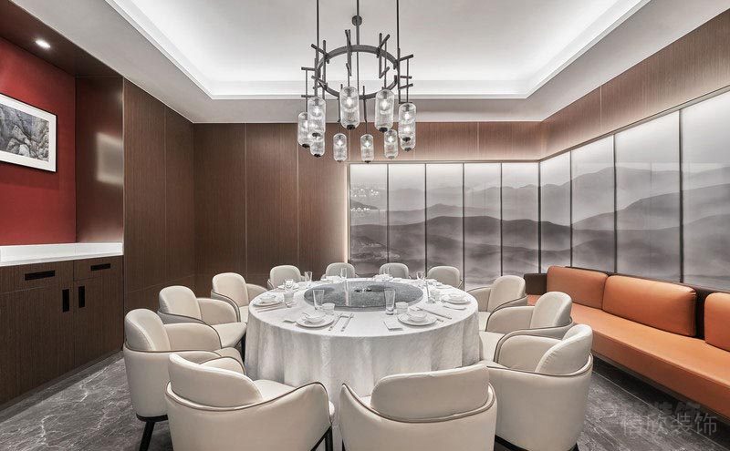 深圳科技園餐飲裝修設(shè)計案例 獨立就餐區(qū)