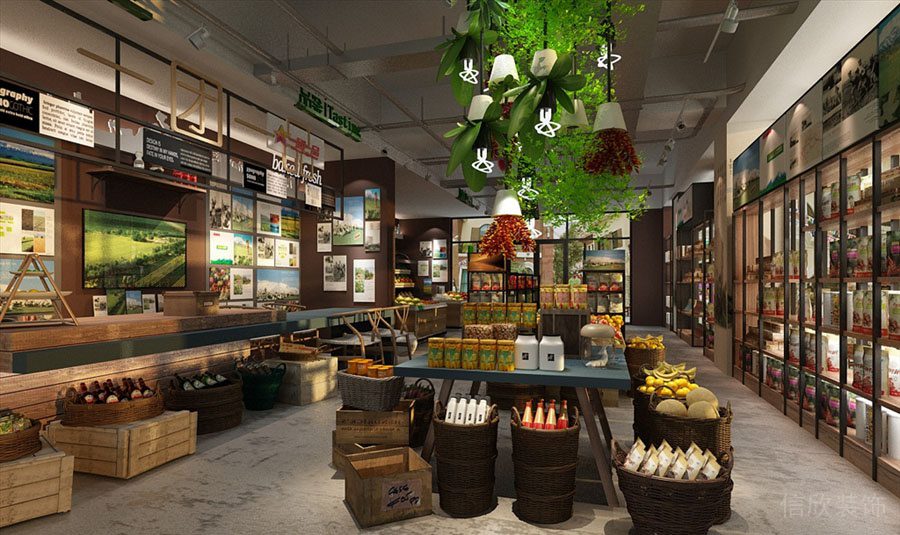 深圳普通水果店大廳裝修 深圳普通水果店大廳裝修