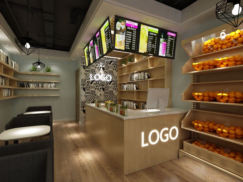 深圳福田水果店吧臺裝修 深圳福田水果店吧臺裝修