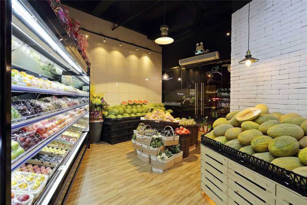 深圳龍華水果店鋪大廳裝修設計 深圳龍華水果店鋪大廳裝修設計