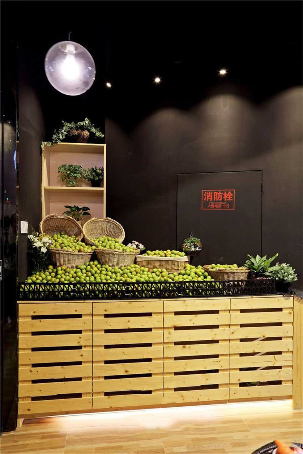 深圳龍華水果店鋪大廳裝修設計 深圳龍華水果店鋪大廳裝修設計