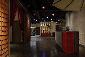 深圳鹽田美發店前臺裝修設計