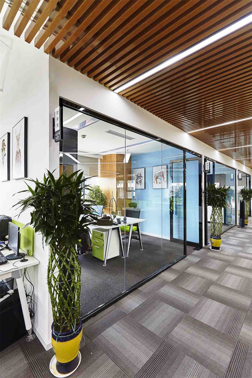 深圳市羅湖800平現代風辦公室裝修走廊 深圳市羅湖800平現代風辦公室裝修走廊
