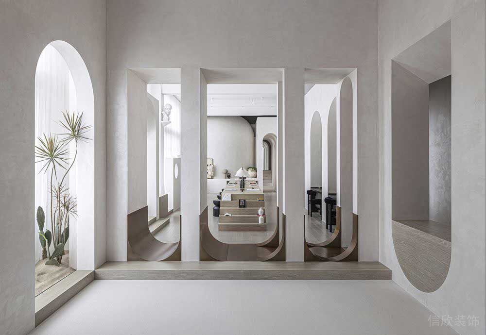 北歐風(fēng)圓弧拱門裝修設(shè)計(jì)效果圖