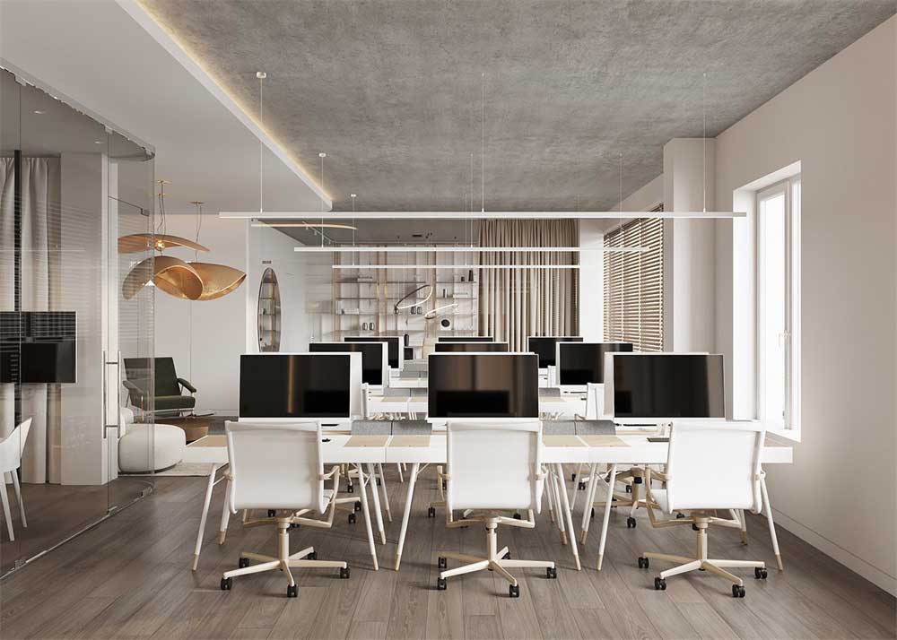 深圳羅湖500平方簡約風格辦公室裝修辦公區(qū) 深圳羅湖500平方簡約風格辦公室裝修辦公區(qū)