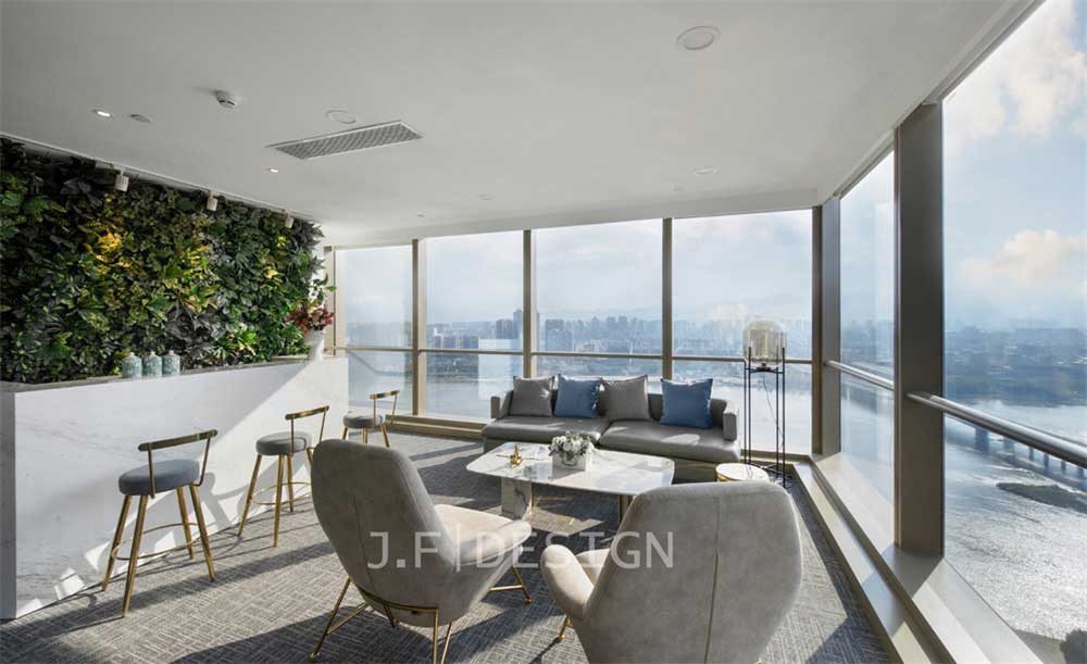 深圳市龍華600平輕奢風辦公室裝修休息區 深圳市龍華600平輕奢風辦公室裝修休息區