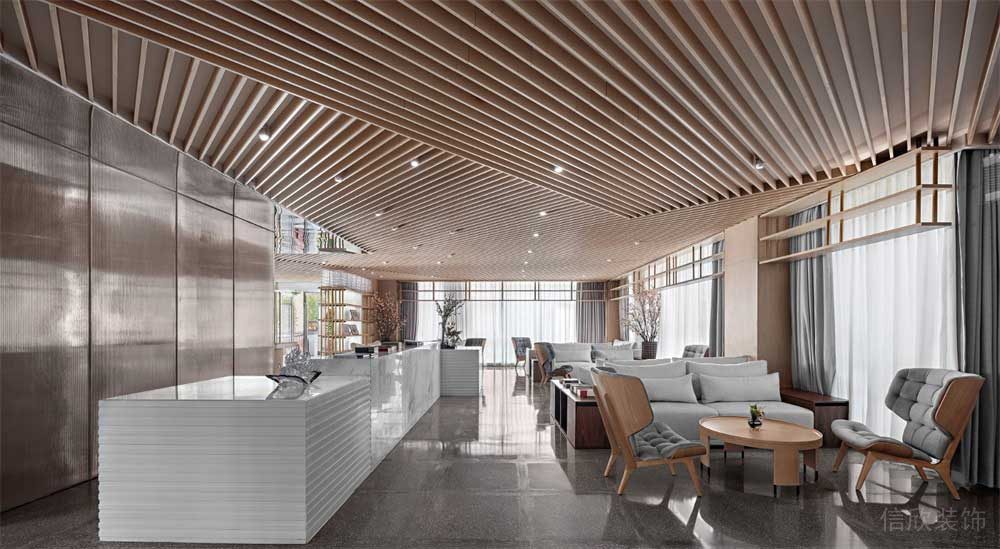 深圳市羅湖區現代日式風格辦公室大廳休息區 深圳市羅湖區現代日式風格辦公室大廳休息區