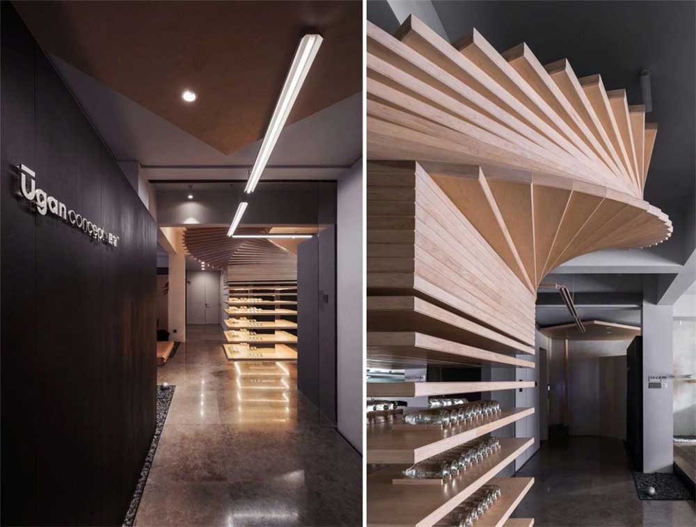 深圳市羅湖1600平原木風(fēng)辦公室裝修設(shè)計門廳 深圳市羅湖1600平原木風(fēng)辦公室裝修設(shè)計門廳