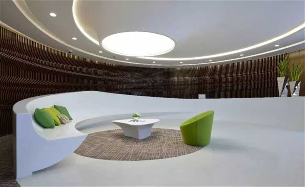 深圳福田國通大廈現代風格辦公室裝修設計案例辦公區前廳 深圳福田國通大廈現代風格辦公室裝修設計案例辦公區前廳