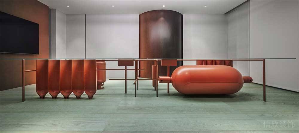 深圳市寶安區(qū)工業(yè)風(fēng)辦公室設(shè)計裝修會議區(qū)