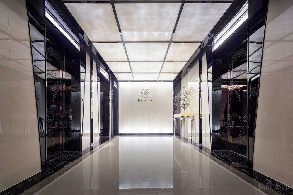 現(xiàn)代簡(jiǎn)約辦公樓電梯等候區(qū)域大理石奢石瓷磚高級(jí)感通體設(shè)計(jì)