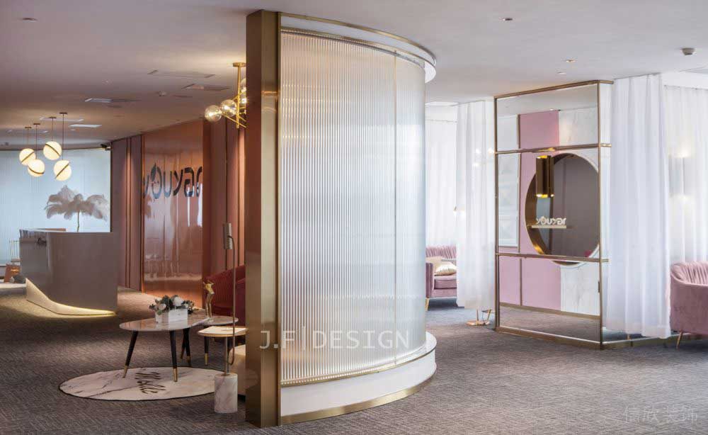 輕奢風展示區效果圖設計