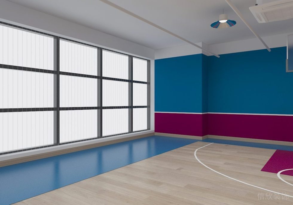 深圳羅湖少兒籃球館裝修案例采光效果 深圳羅湖少兒籃球館裝修案例采光效果