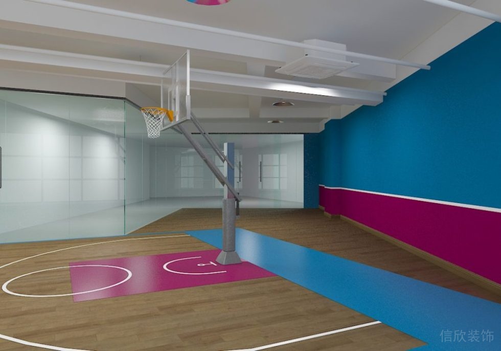 深圳羅湖少兒籃球館裝修案例地面鋪設 深圳羅湖少兒籃球館裝修案例地面鋪設
