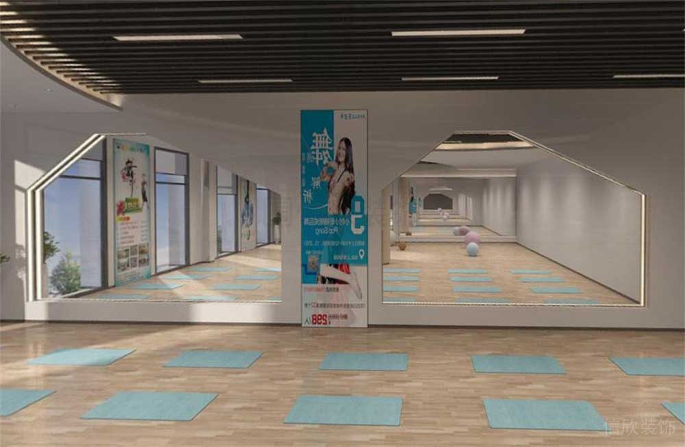 深圳羅湖東門培訓(xùn)學(xué)校裝修設(shè)計(jì)鏡子2