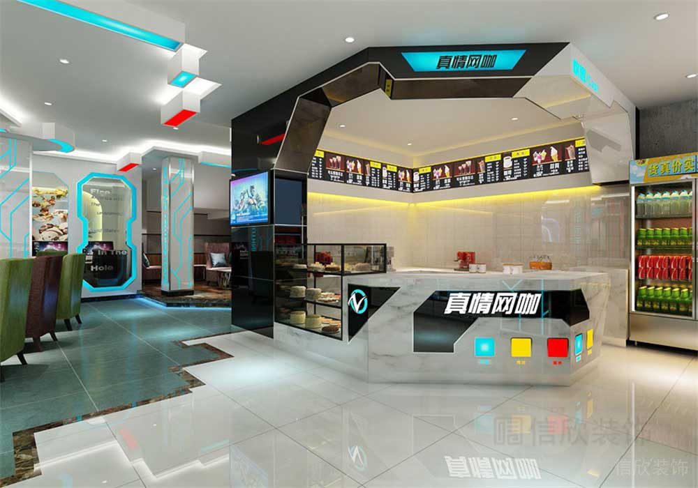 深圳南山區(qū)網(wǎng)咖裝修設(shè)計(jì) 服務(wù)臺(tái)