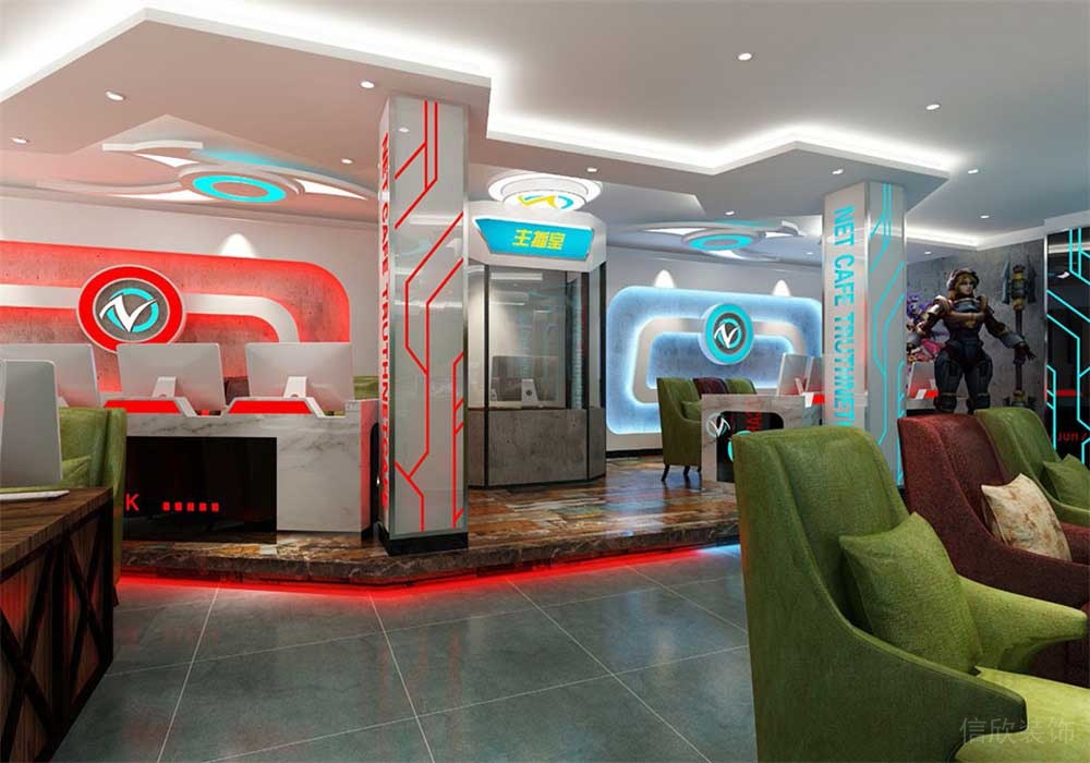 深圳南山區(qū)網(wǎng)咖裝修設(shè)計(jì) 主播室