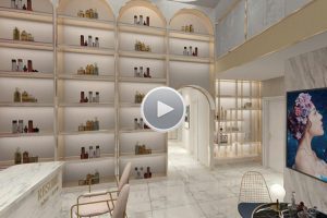 大理石地面金屬扣條展示柜大理石墻面設(shè)計(jì)圖