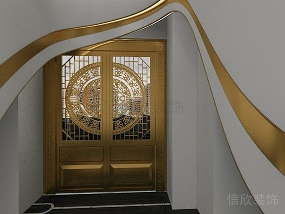 金屬大門金屬線條設(shè)計(jì)