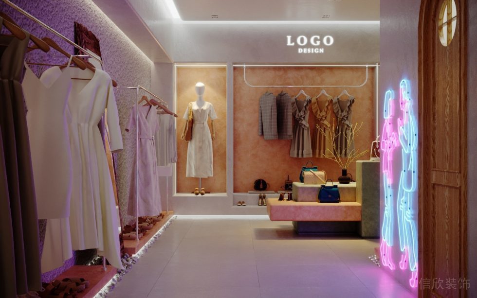 深圳市南山區后海現代服裝專賣店裝修設計大廳 深圳市南山區后海現代服裝專賣店裝修設計大廳