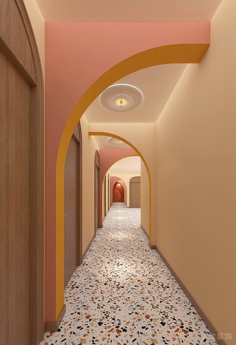 深圳愛(ài)思鋼琴藝術(shù)學(xué)校過(guò)道裝修設(shè)計(jì)