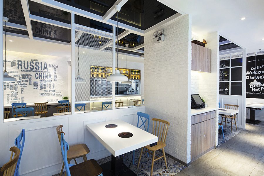 深圳光明龍光玖龍臺北歐風格火鍋店裝修案例儲物收納柜 深圳光明龍光玖龍臺北歐風格火鍋店裝修案例儲物收納柜