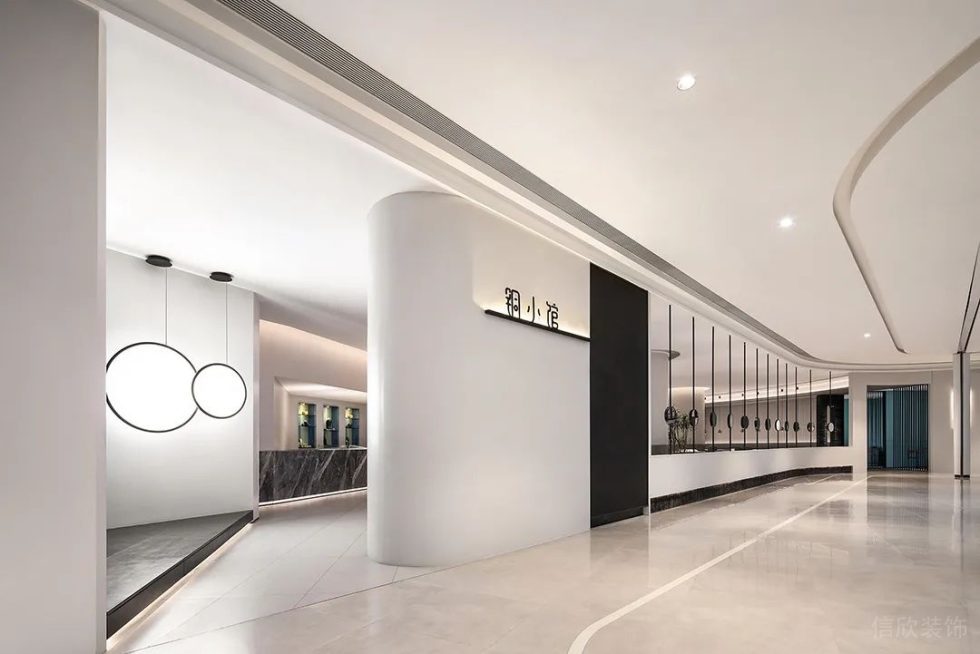 深圳羅湖東門鴻展中心城極簡風格川菜館裝修案例入口 深圳羅湖東門鴻展中心城極簡風格川菜館裝修案例入口