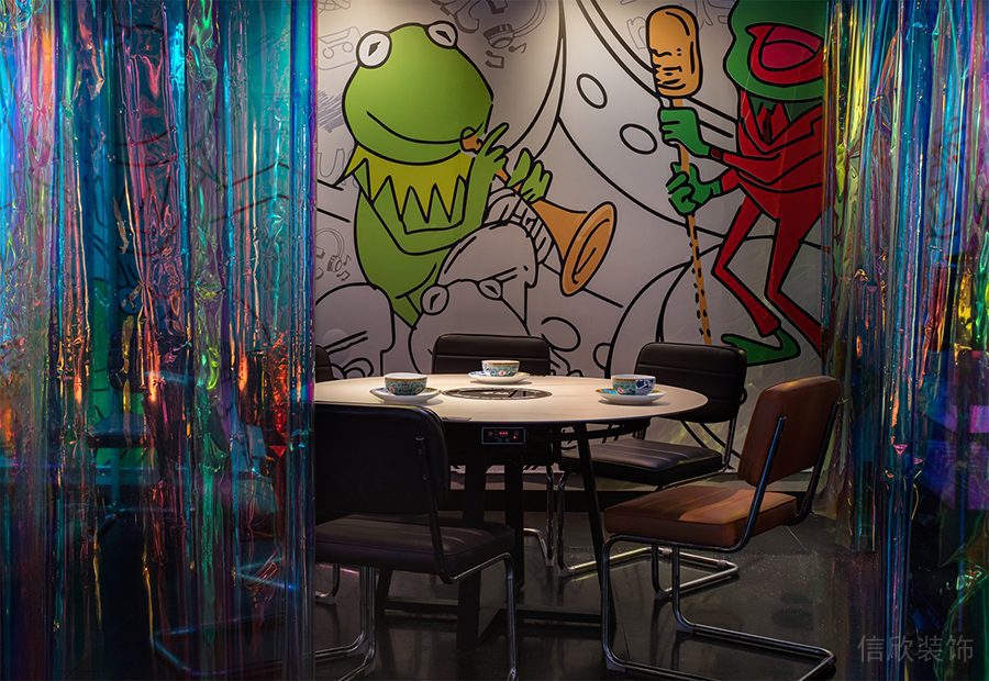 深圳羅湖京基鳳凰印象現代風格火鍋店裝修案例包間 深圳羅湖京基鳳凰印象現代風格火鍋店裝修案例包間