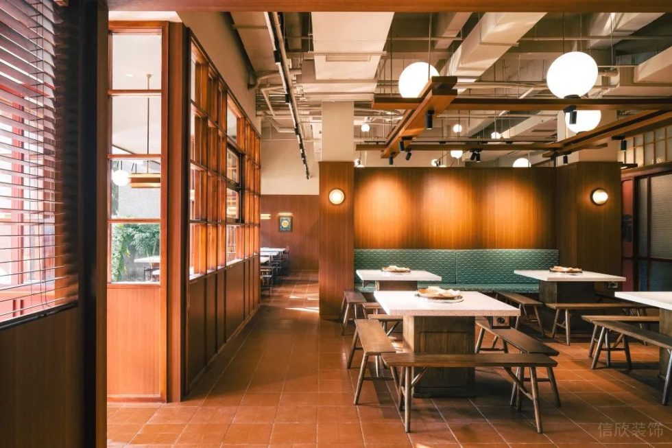 深圳羅湖招商中環(huán)日式風格火鍋店裝修案例大廳